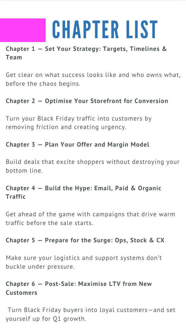 eGuide: How To Get Your Online Store Black Friday Ready